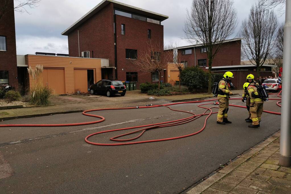 Explosiegevaar na brand in woning