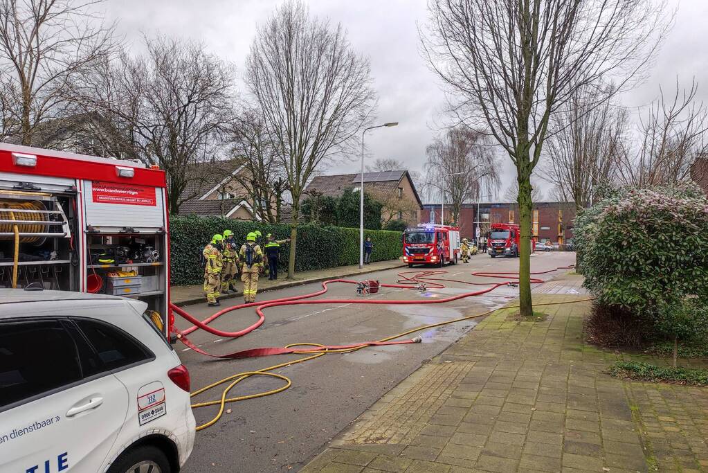 Explosiegevaar na brand in woning