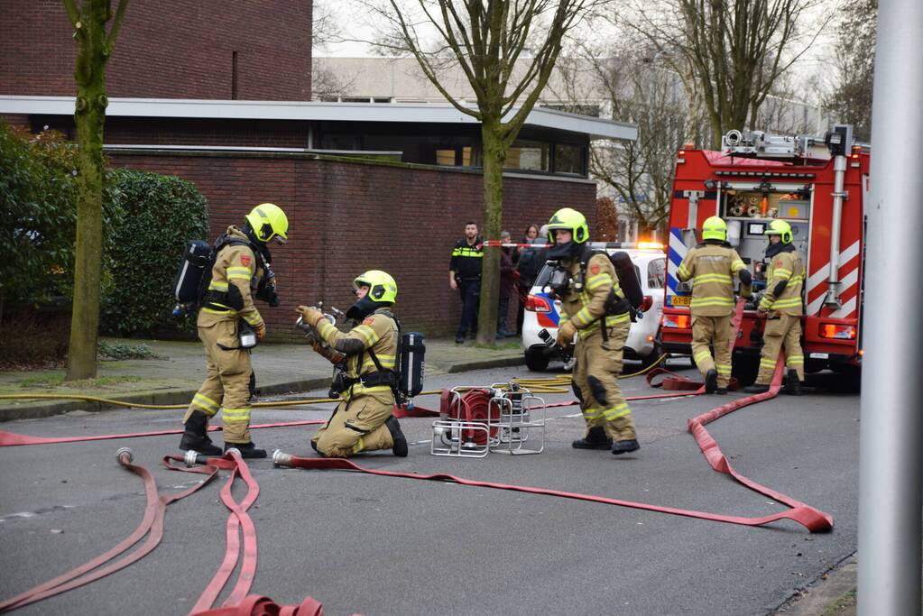 Explosiegevaar na brand in woning