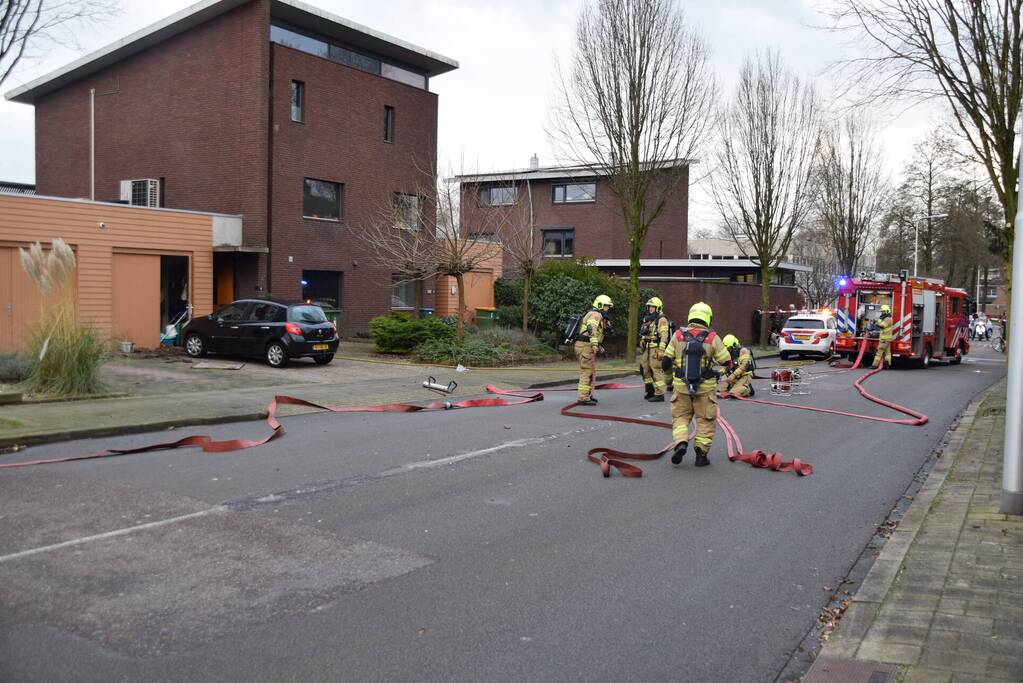 Explosiegevaar na brand in woning