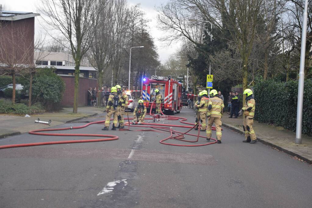 Explosiegevaar na brand in woning