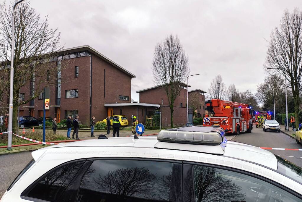 Explosiegevaar na brand in woning