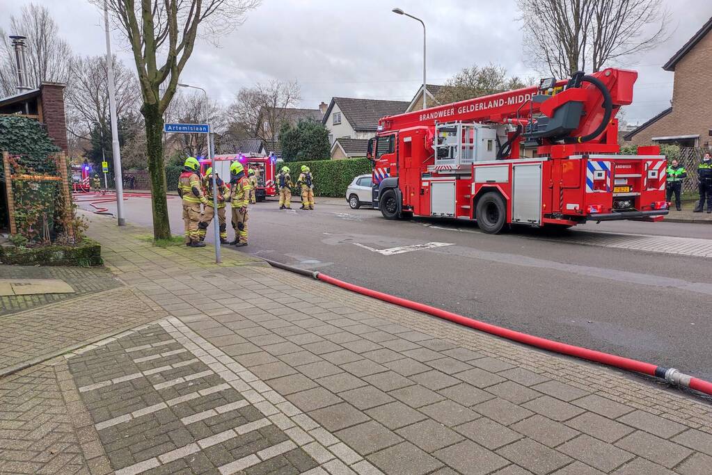 Explosiegevaar na brand in woning
