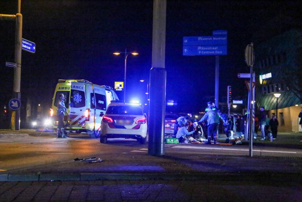 Automobilist vlucht na aanrijding met scooter