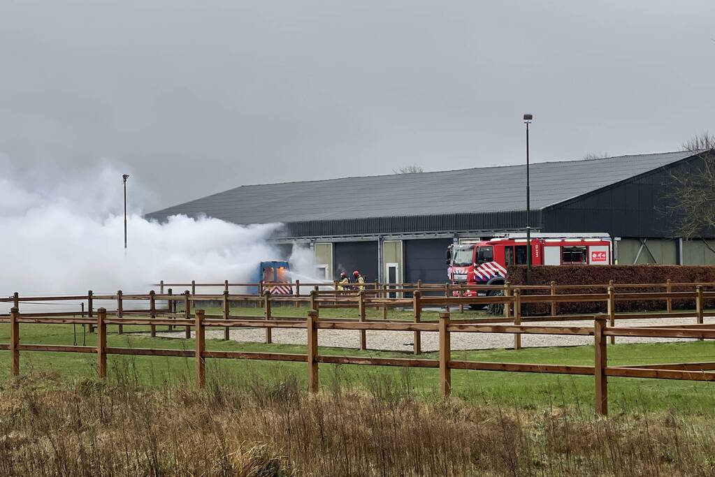 Camper in lichterlaaie