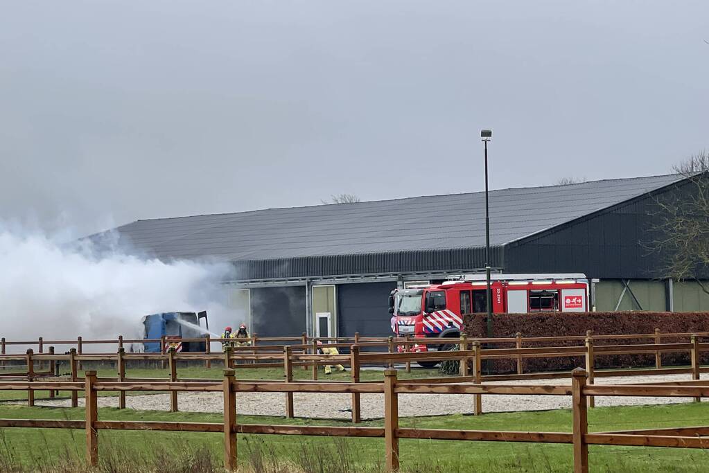 Camper in lichterlaaie