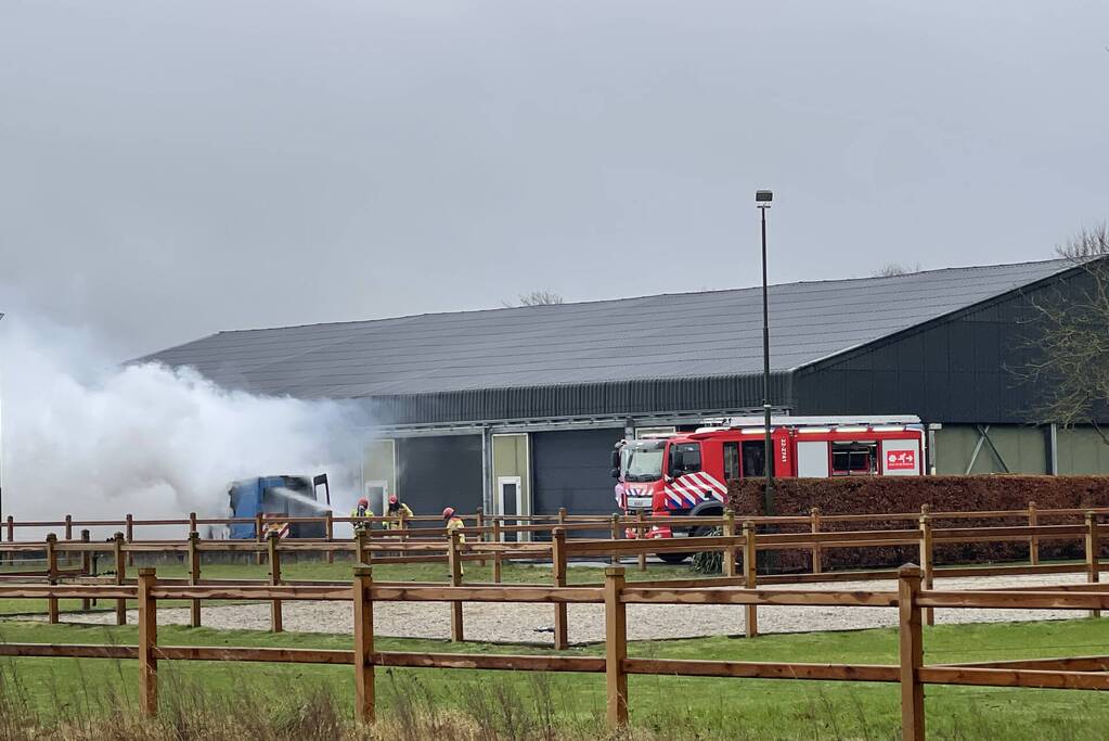 Camper in lichterlaaie