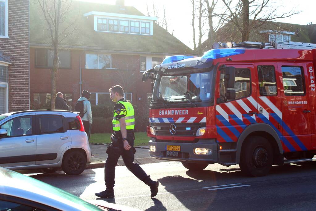 Brand in schuur snel geblust