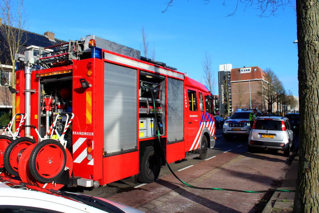Brand in schuur snel geblust