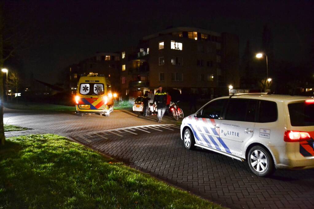 Fietser gewond bij botsing met auto