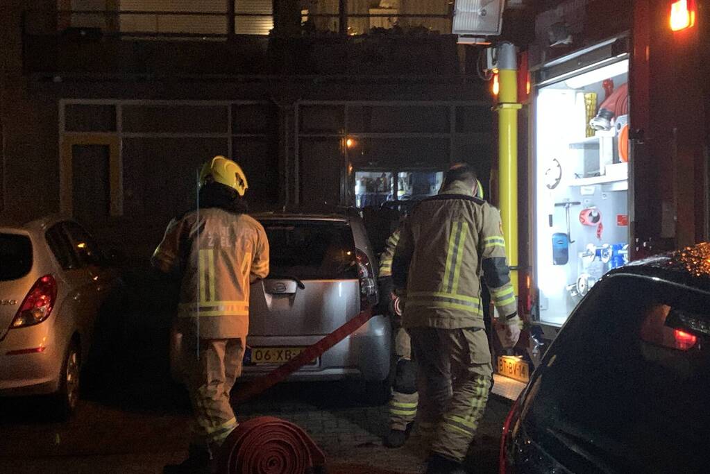 Rookontwikkeling bij brand in container