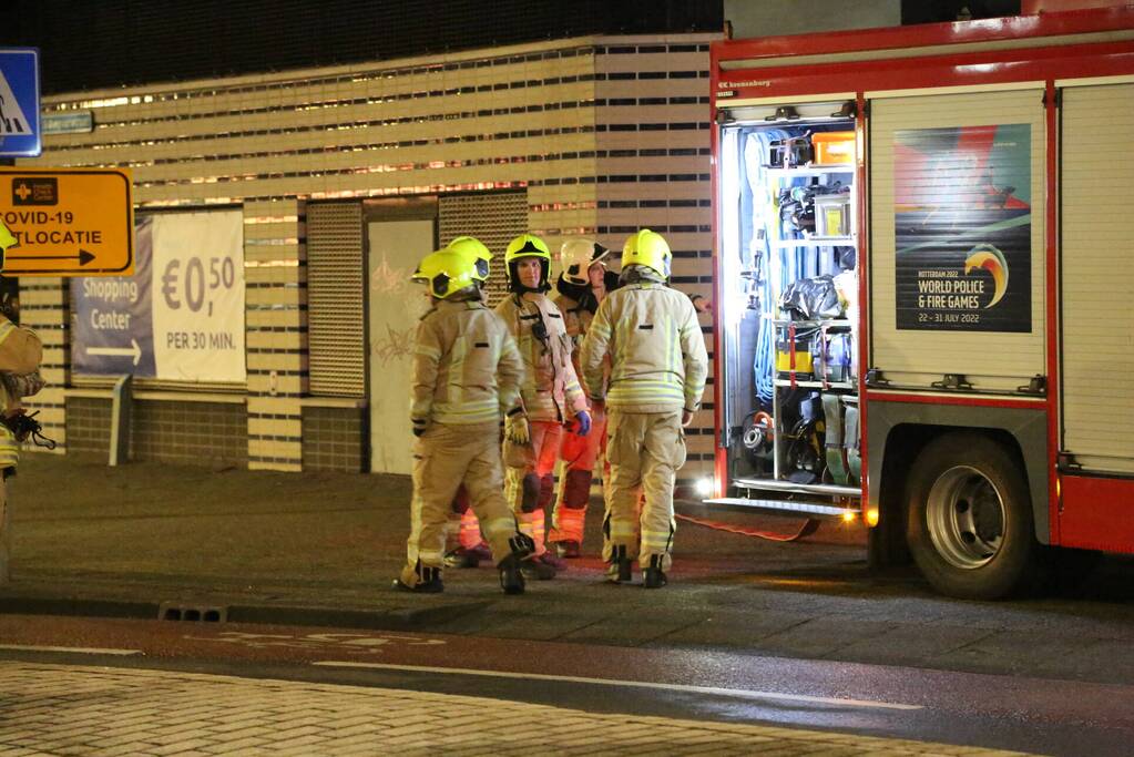 Hulpdiensten ingezet bij gekraakt kantoorpand