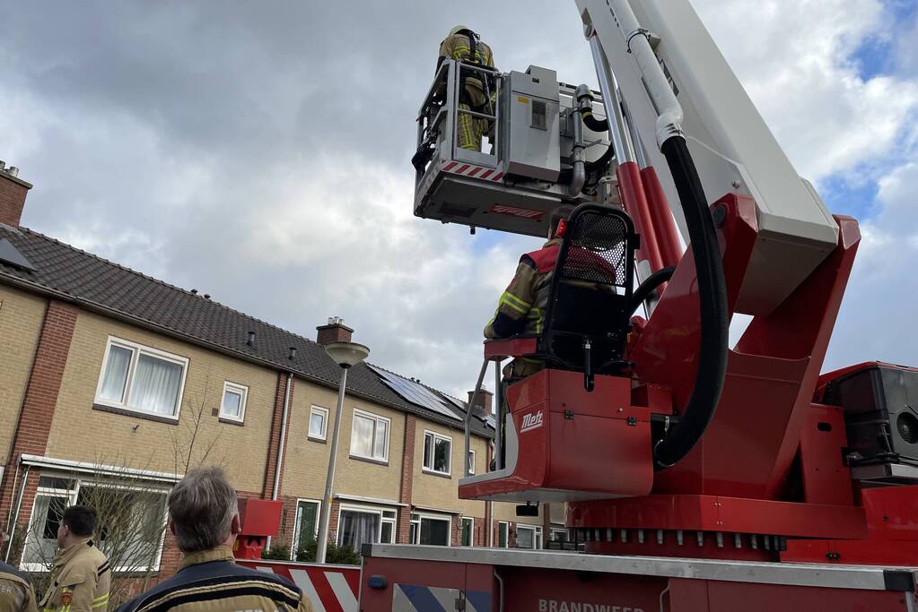 Brandweer ingezet voor brand in schoorsteen