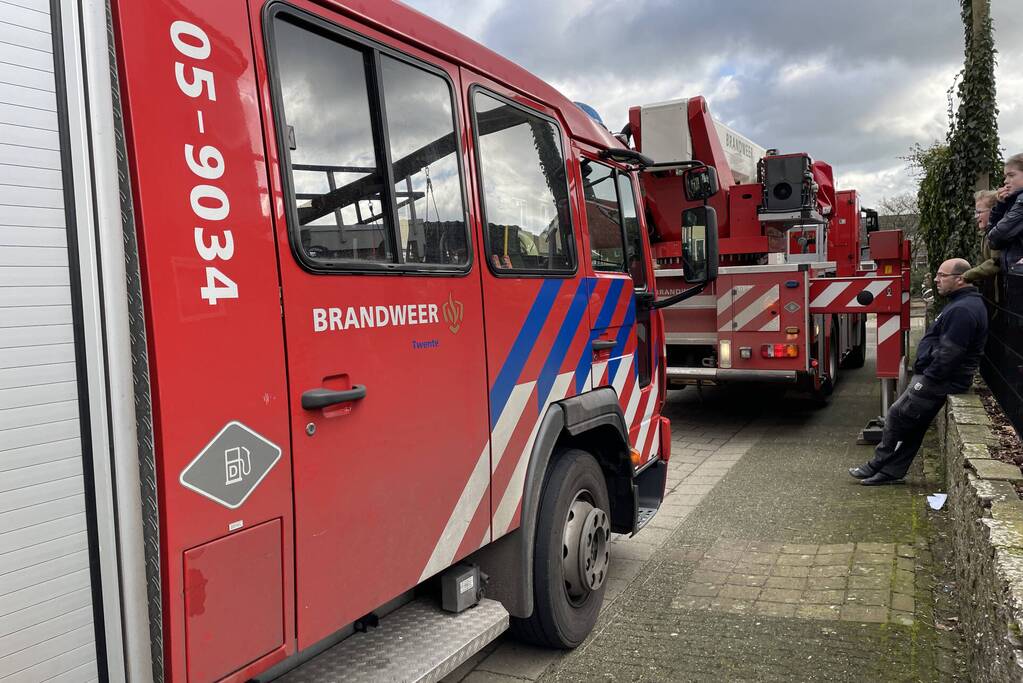 Brandweer ingezet voor brand in schoorsteen