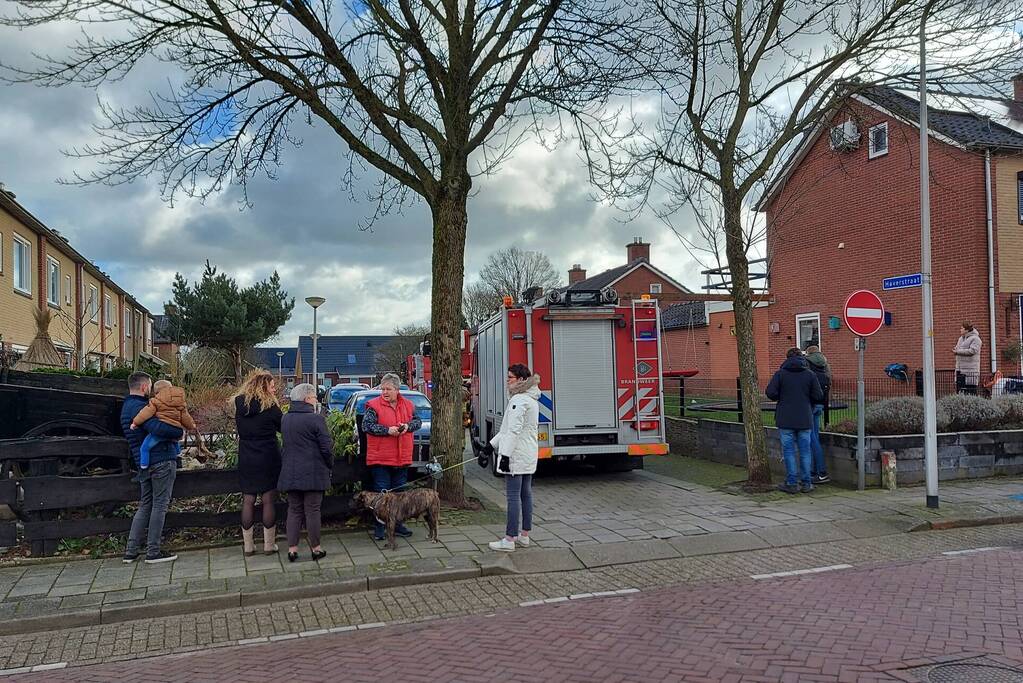 Brandweer ingezet voor brand in schoorsteen