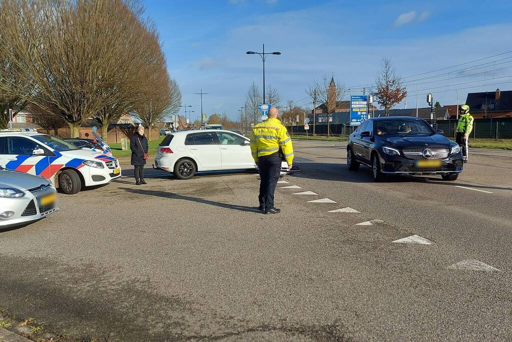 Botsing tussen twee voertuigen