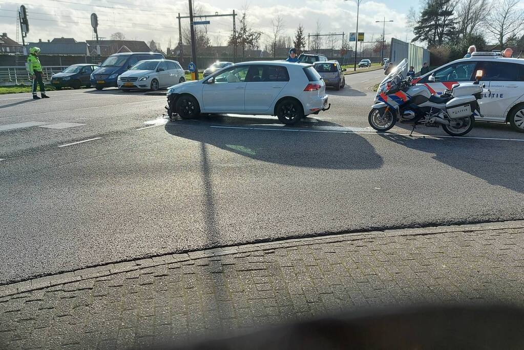 Botsing tussen twee voertuigen