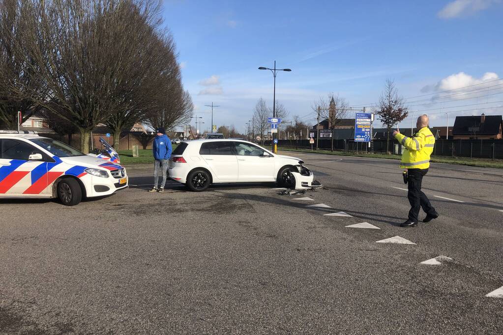 Botsing tussen twee voertuigen