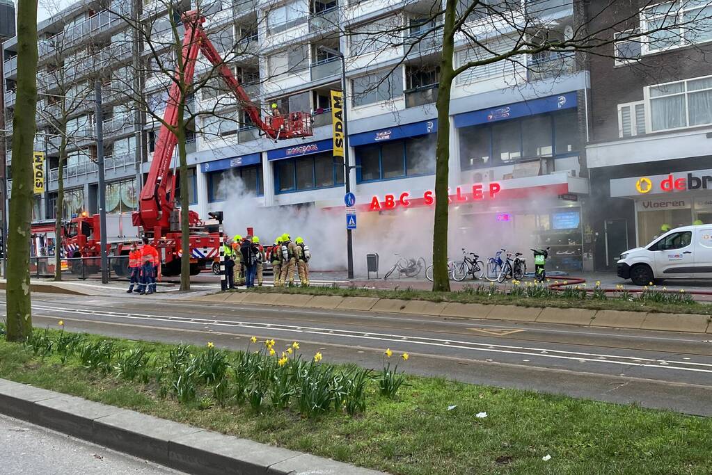 Grote brand in horecapand