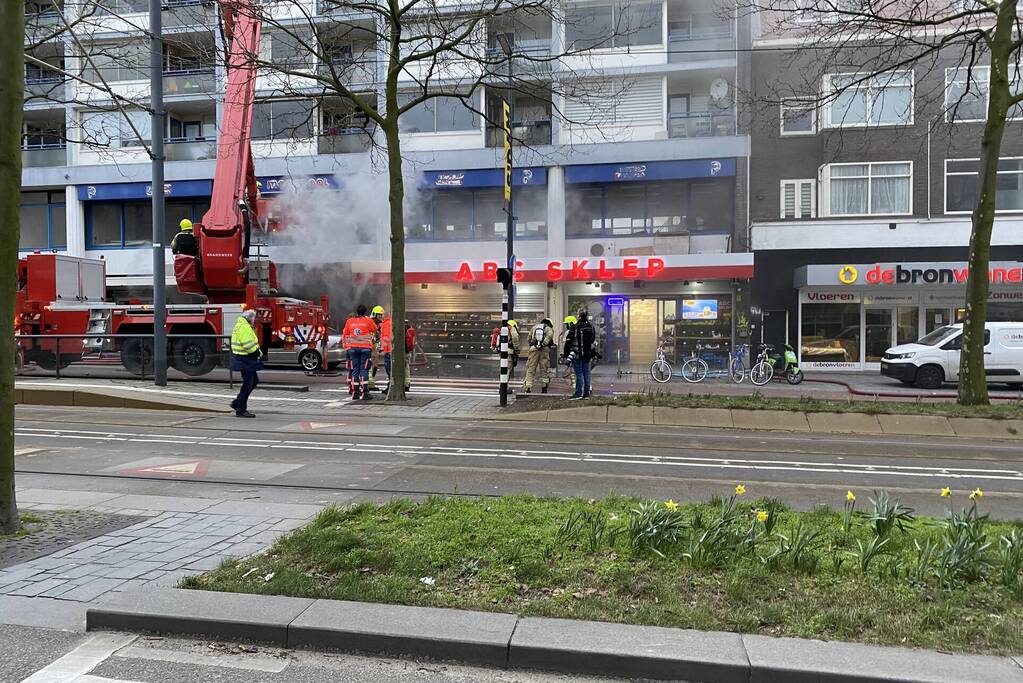 Grote brand in horecapand