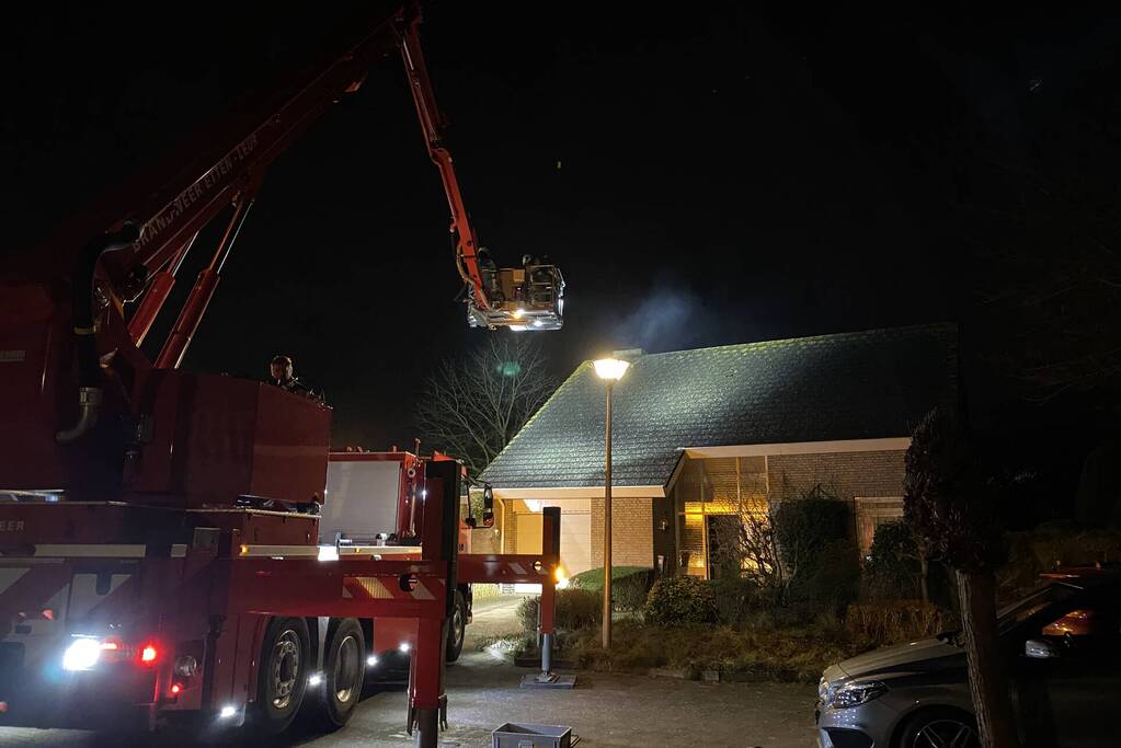 Asbest aangetroffen bij brand in schoorsteen