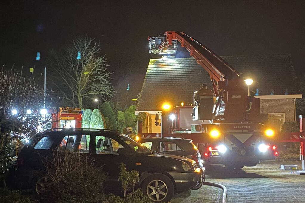 Asbest aangetroffen bij brand in schoorsteen