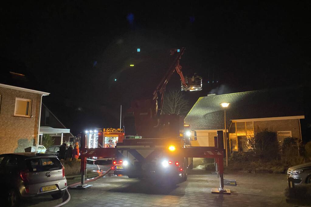 Asbest aangetroffen bij brand in schoorsteen