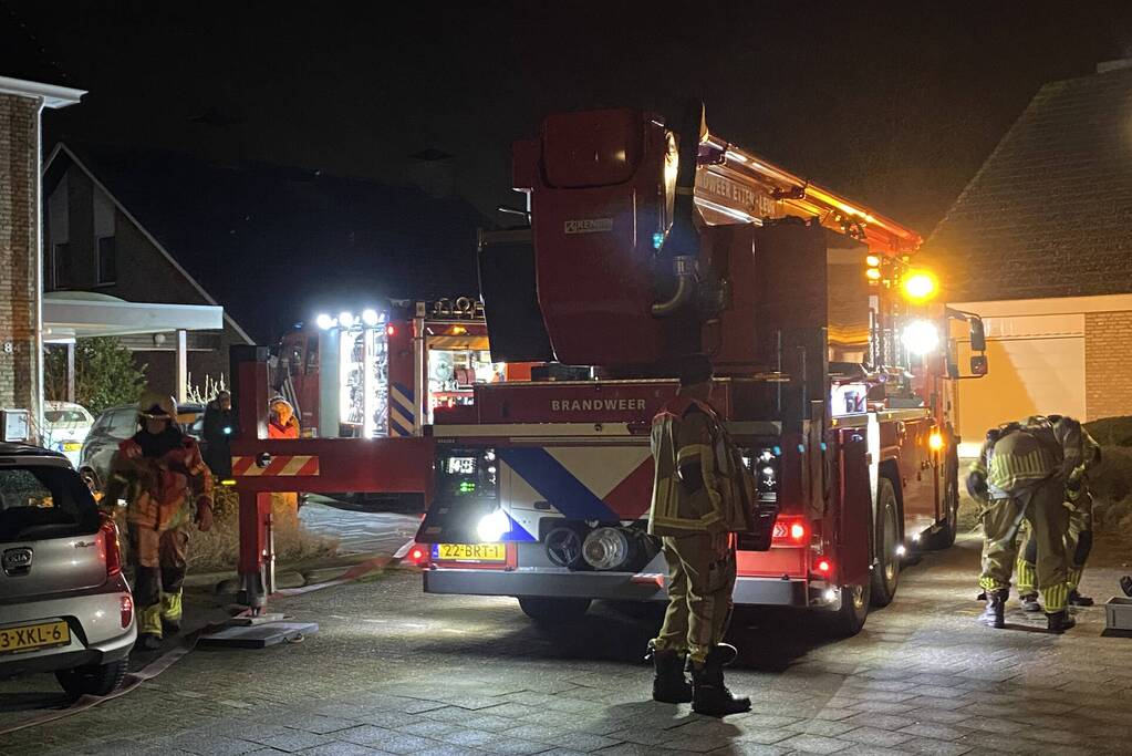 Asbest aangetroffen bij brand in schoorsteen