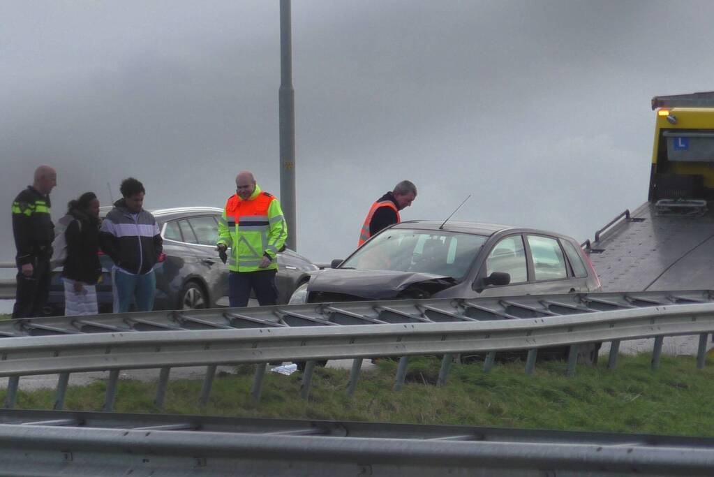Veel schade na botsing