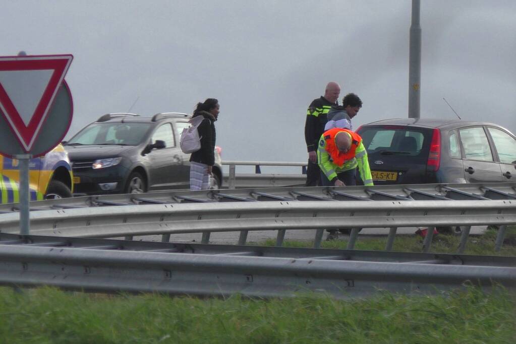Veel schade na botsing