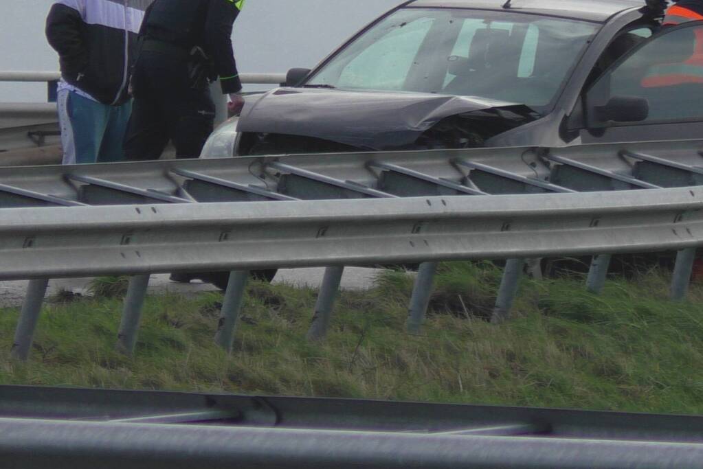 Veel schade na botsing