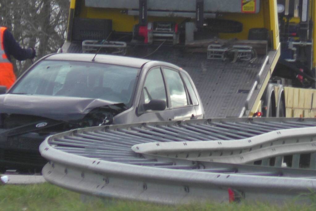 Veel schade na botsing