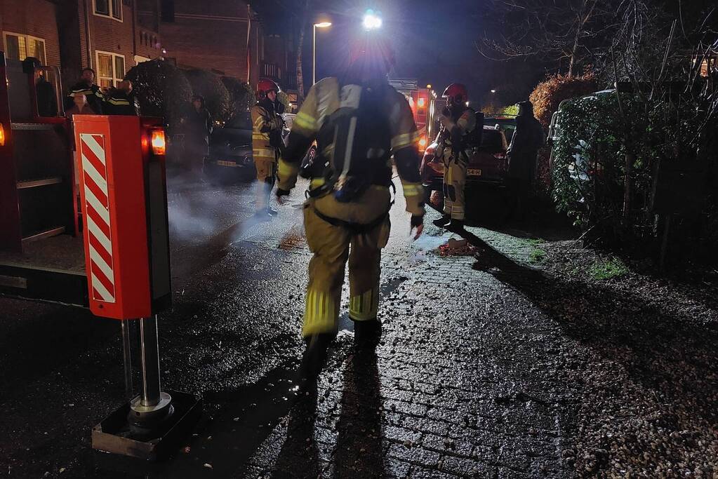 Rookontwikkeling bij brand in schoorsteen