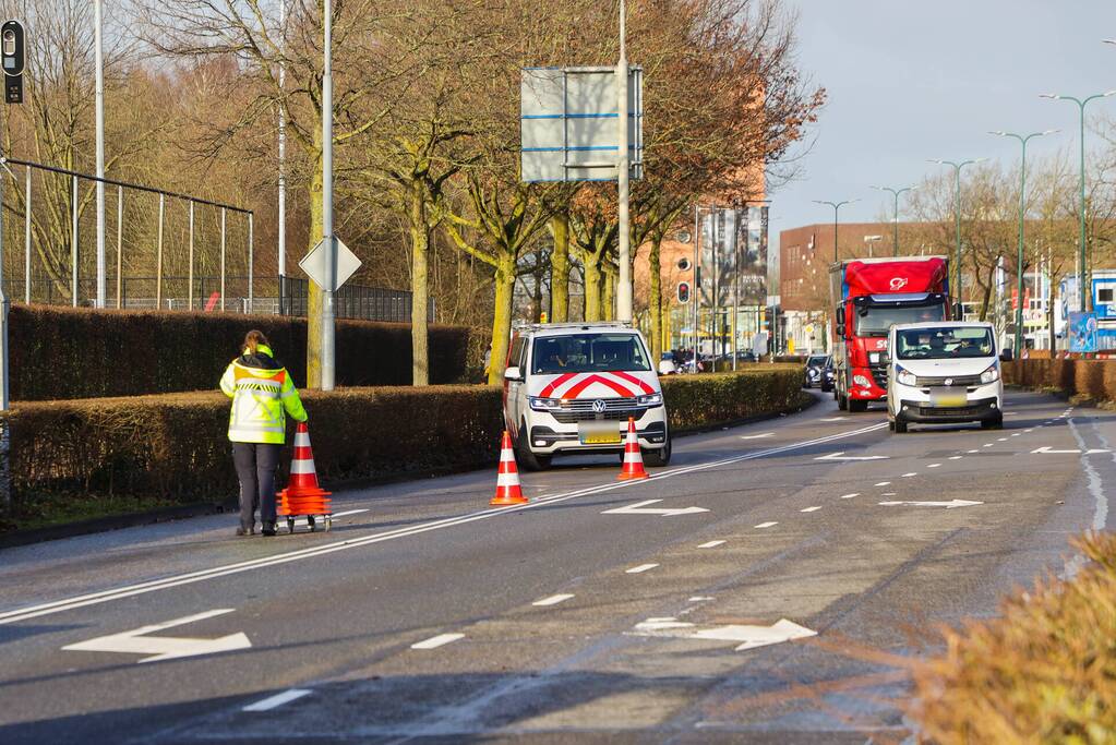 Flinke schade na kop-staart aanrijding