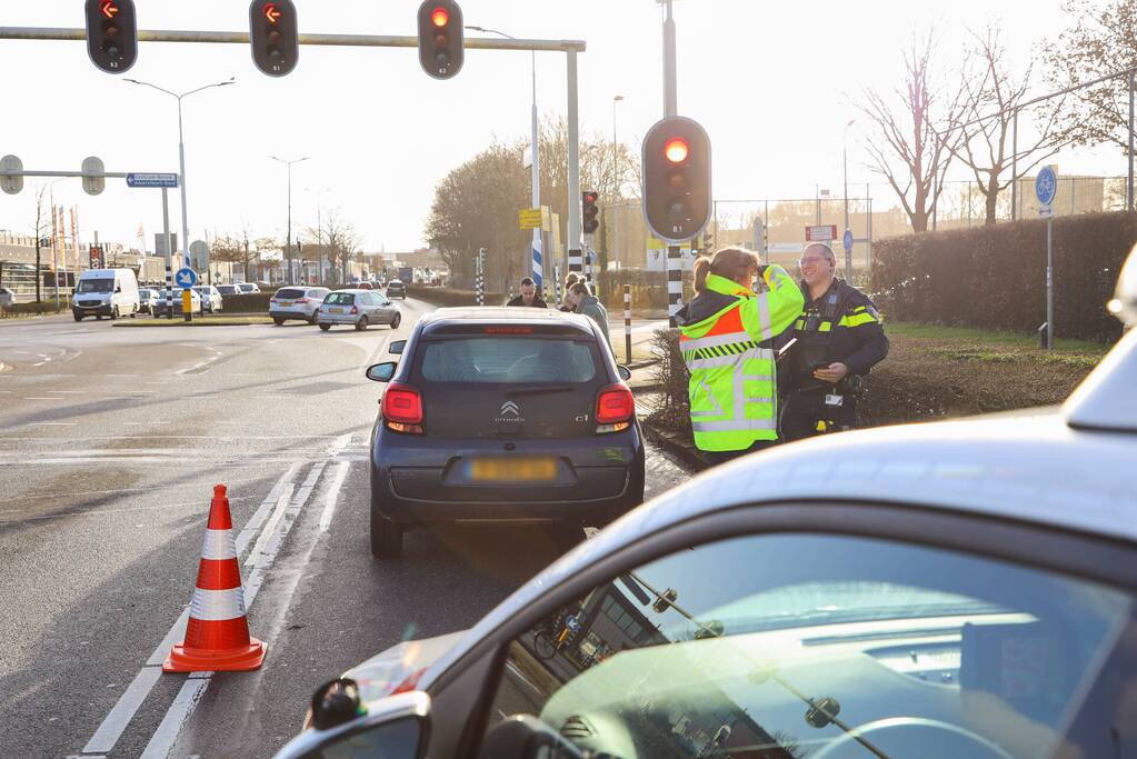 Flinke schade na kop-staart aanrijding
