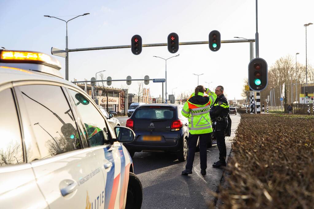 Flinke schade na kop-staart aanrijding