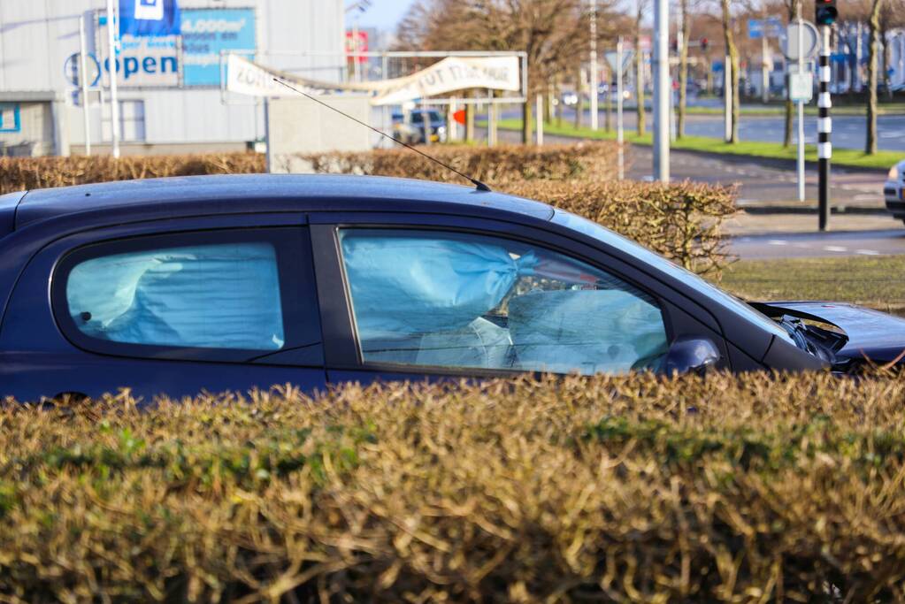 Flinke schade na kop-staart aanrijding
