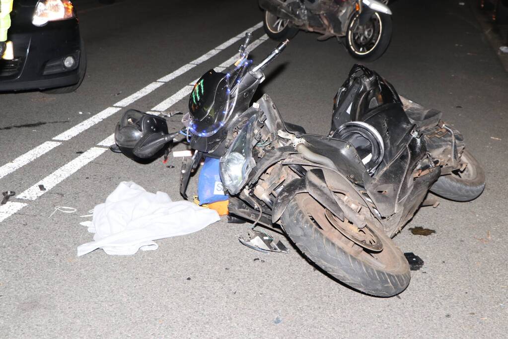 Scooterrijder gewond door ongeval met automobilist