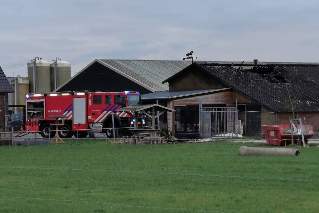 Flinke schade na brand in schuur