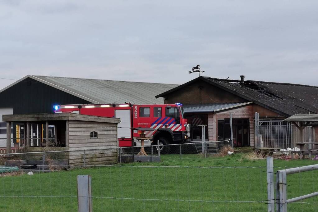 Flinke schade na brand in schuur