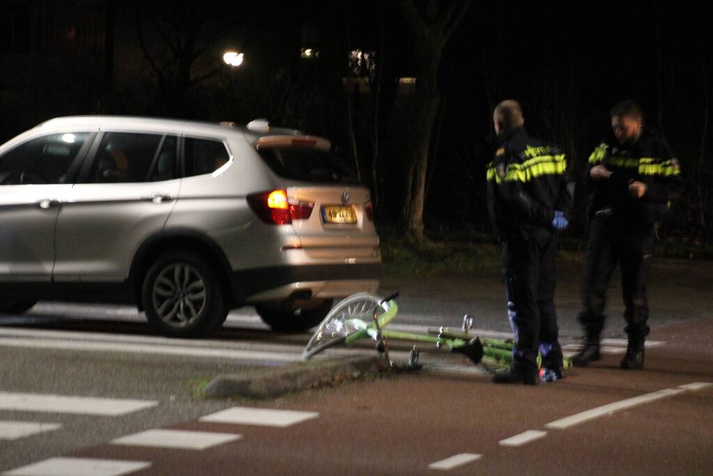 Fietser gewond bij aanrijding