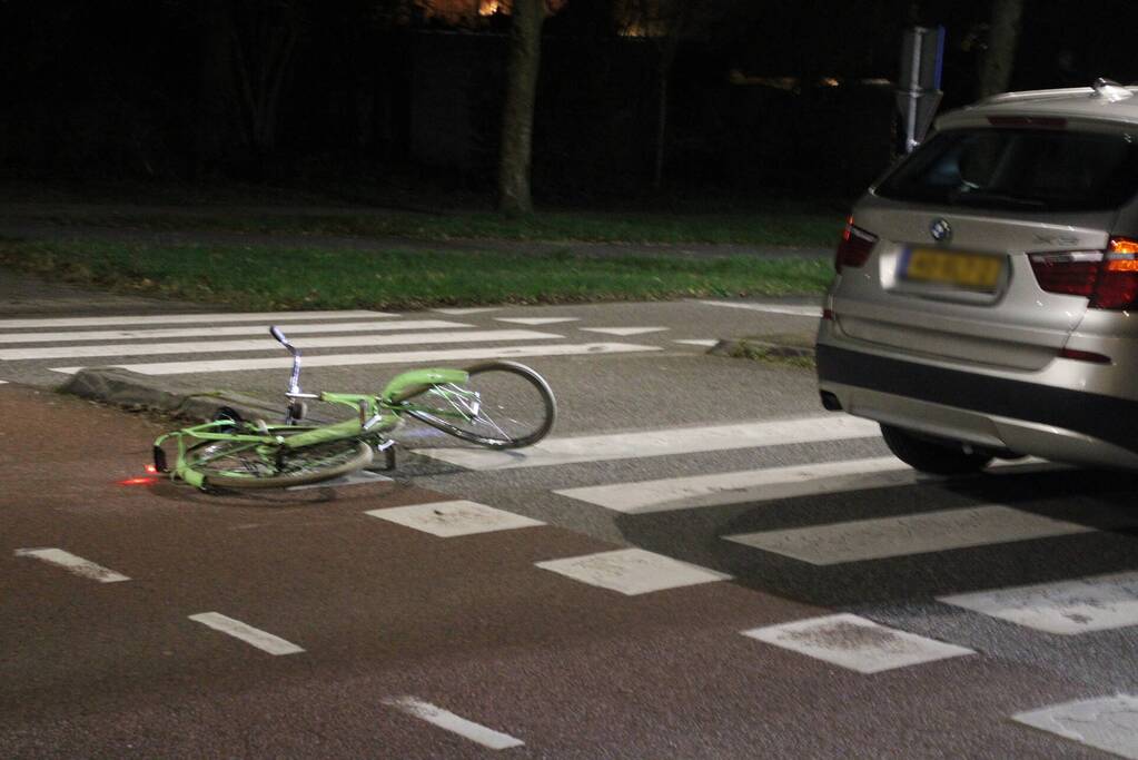 Fietser gewond bij aanrijding