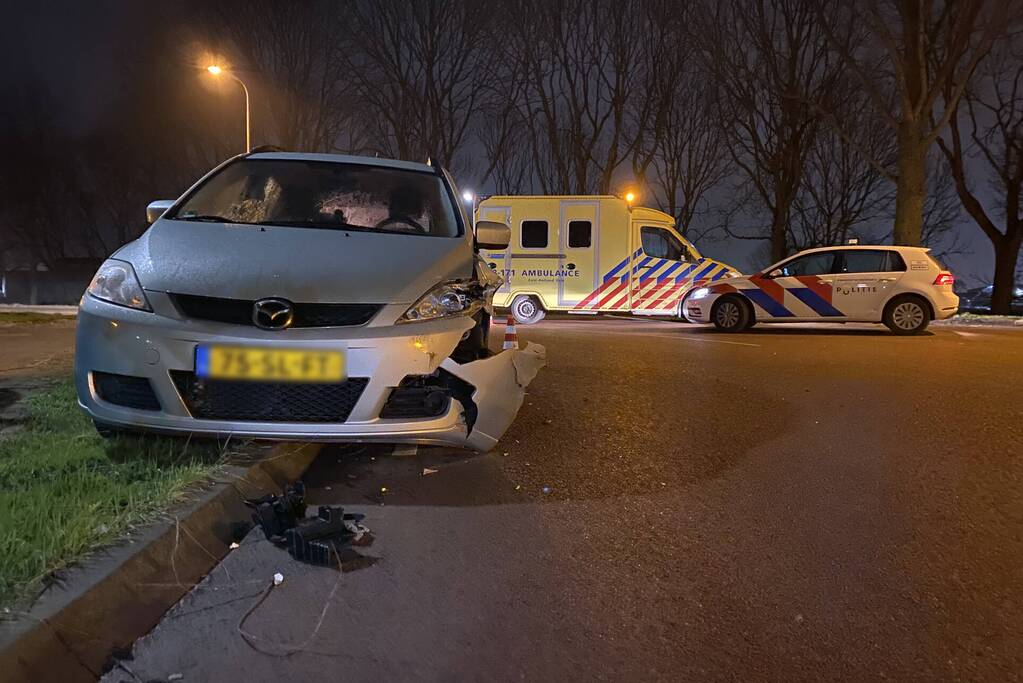 Schade aan personenauto's door ongeval