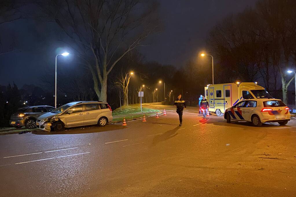 Schade aan personenauto's door ongeval