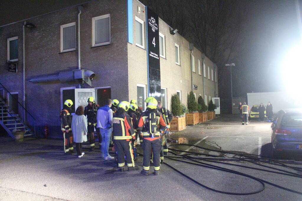 Veel rook bij brand in sauna