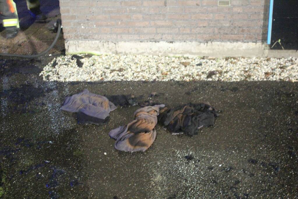 Veel rook bij brand in sauna