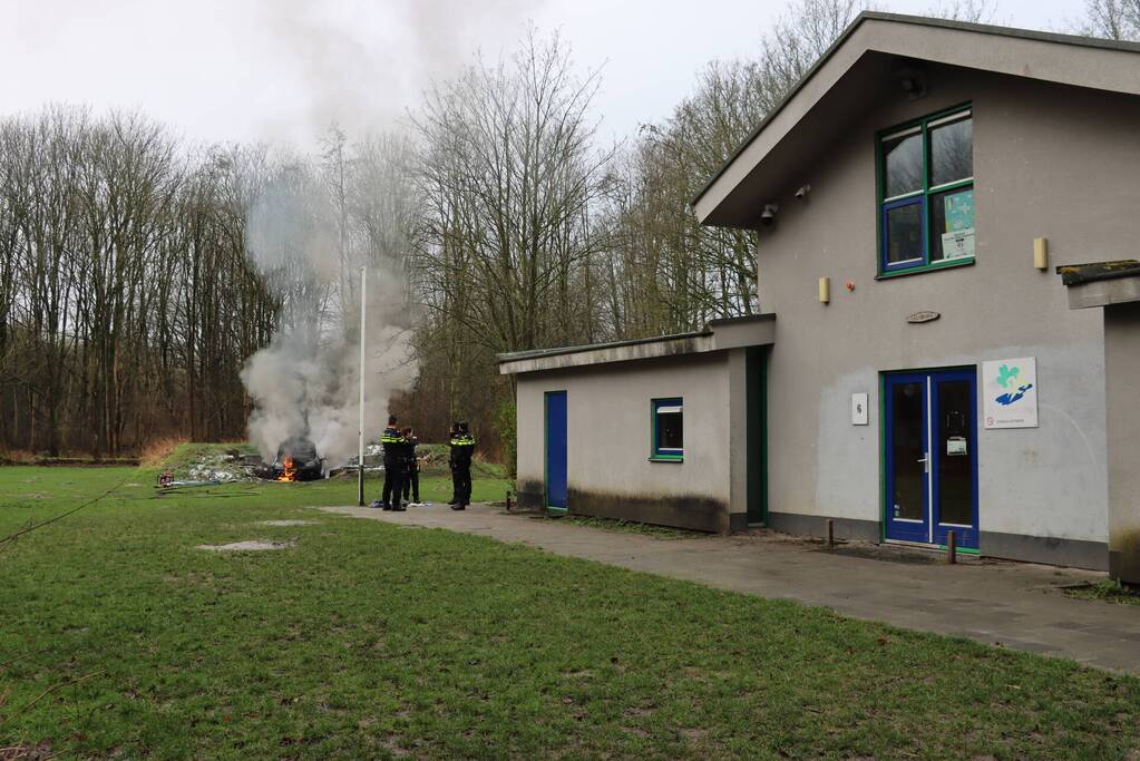 Aanhouding na autobrand bij scouting