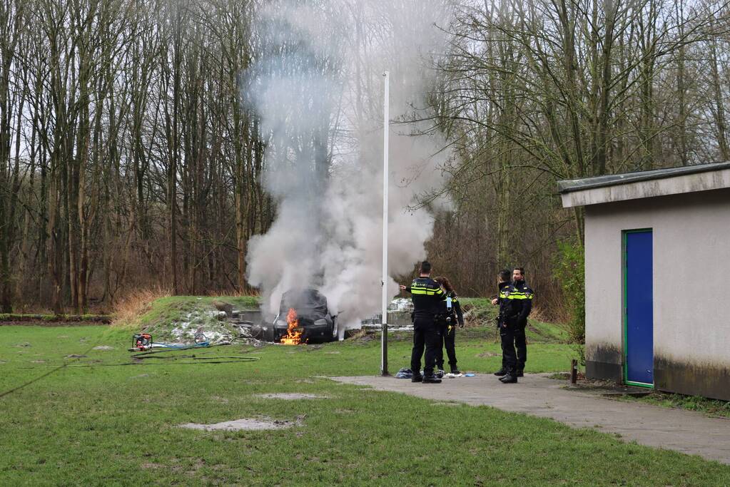 Aanhouding na autobrand bij scouting