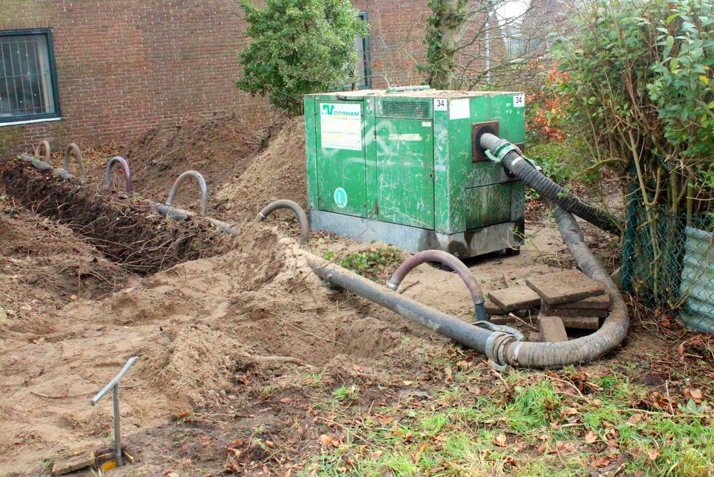 Gaslekkage door graafwerkzaamheden