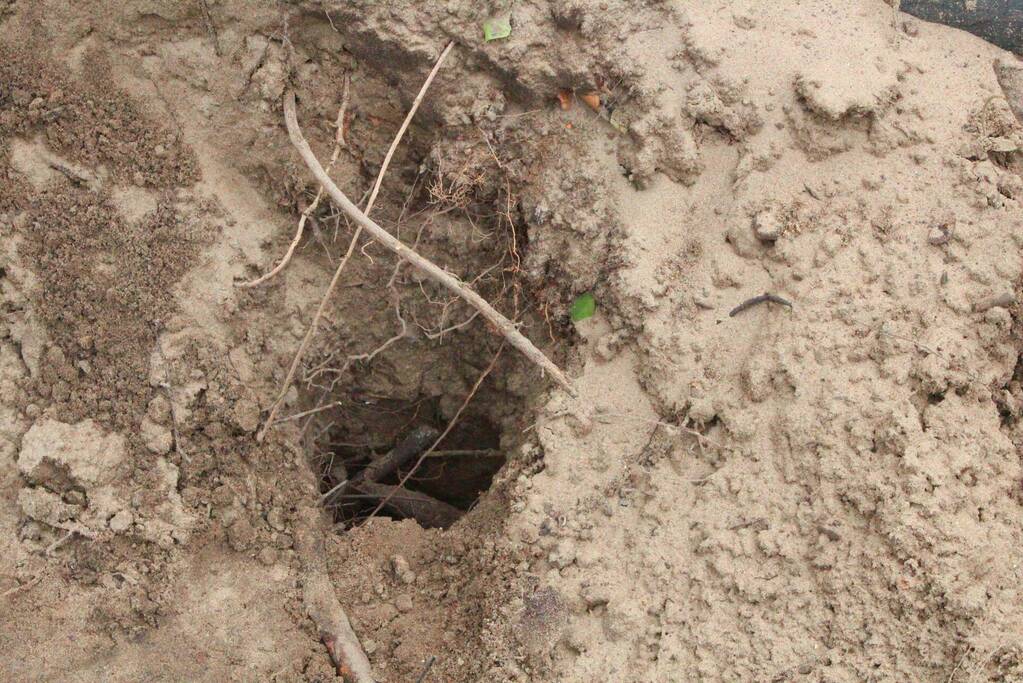 Gaslekkage door graafwerkzaamheden